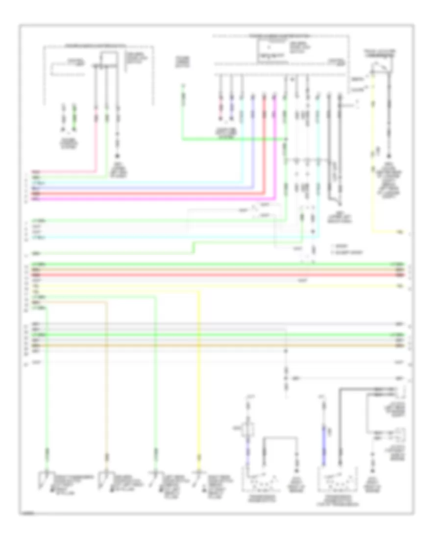 Forced Entry Wiring Diagram, Except Hybrid (5 of 6) for Honda Accord Touring 2014