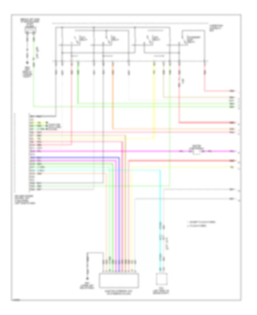 Forced Entry Wiring Diagram, Hybrid (1 of 6) for Honda Accord Touring 2014