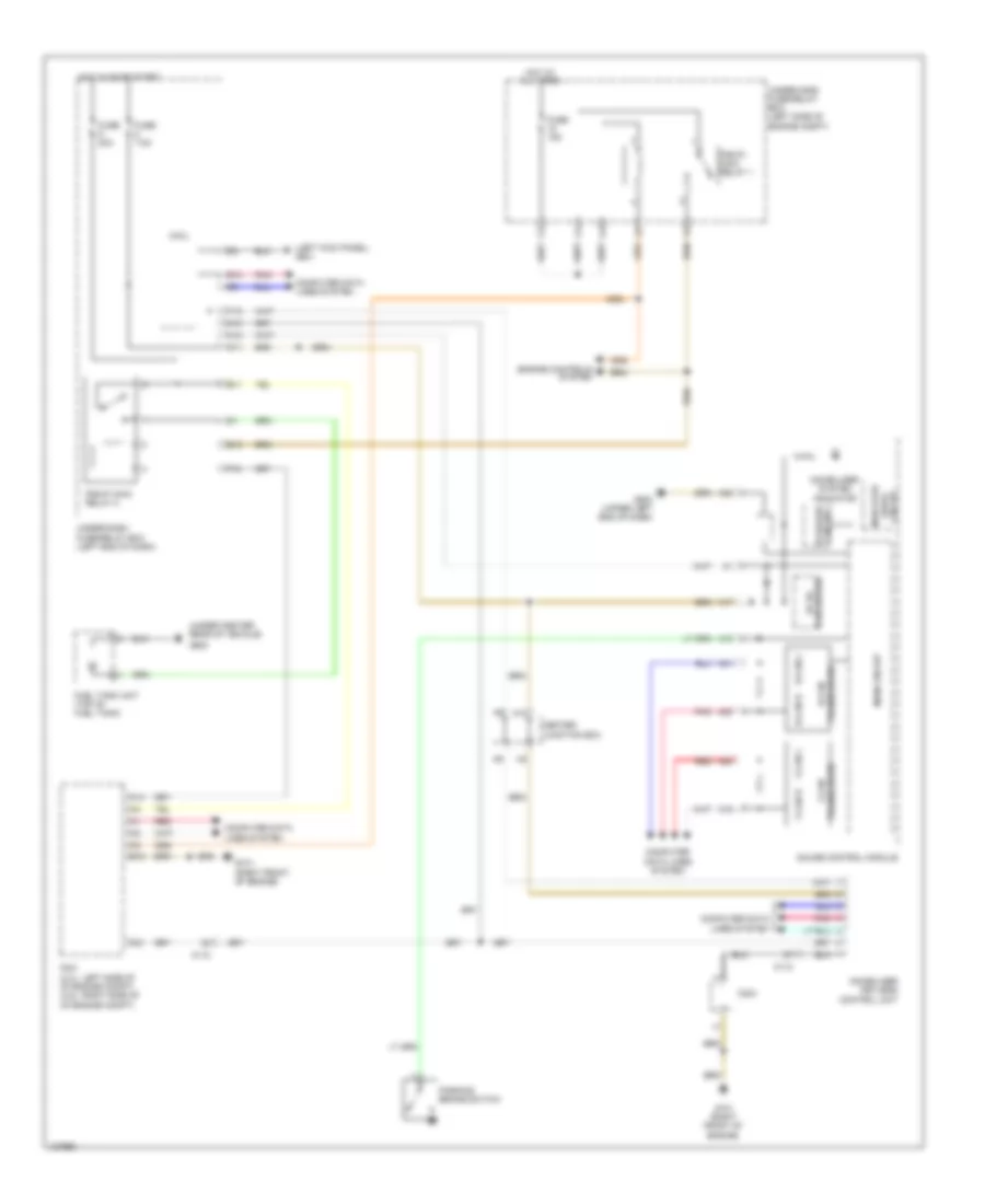 Immobilizer Wiring Diagram, Except Hybrid for Honda Accord Touring 2014