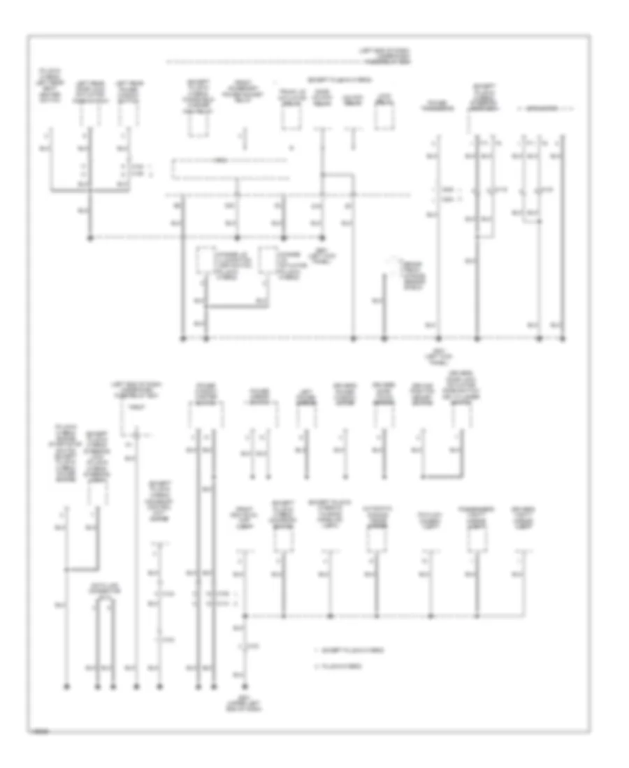 Ground Distribution Wiring Diagram, Hybrid (5 of 6) for Honda Accord Touring 2014