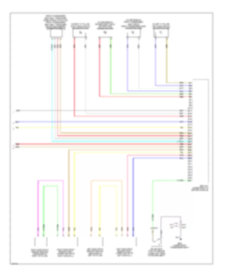 Supplemental Restraints Wiring Diagram, Except Hybrid Coupe (3 of 3) for Honda Civic EX 2014