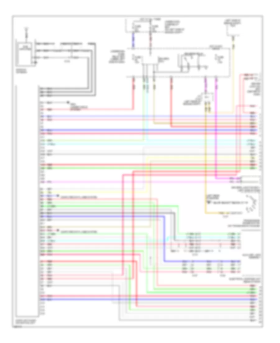 Base Radio Wiring Diagram 1 of 2 for Honda CR V LX 2013