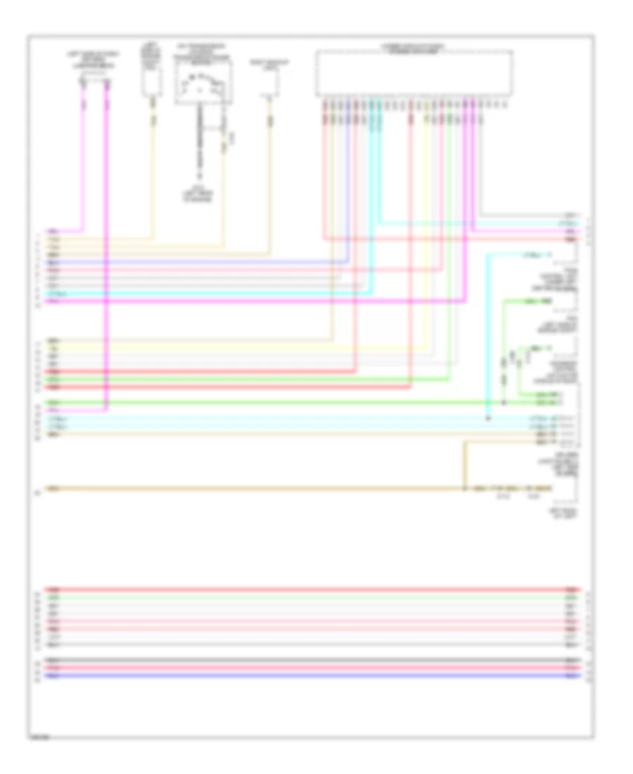 Premium Radio Wiring Diagram with Navigation 2 of 4 for Honda CR V LX 2013