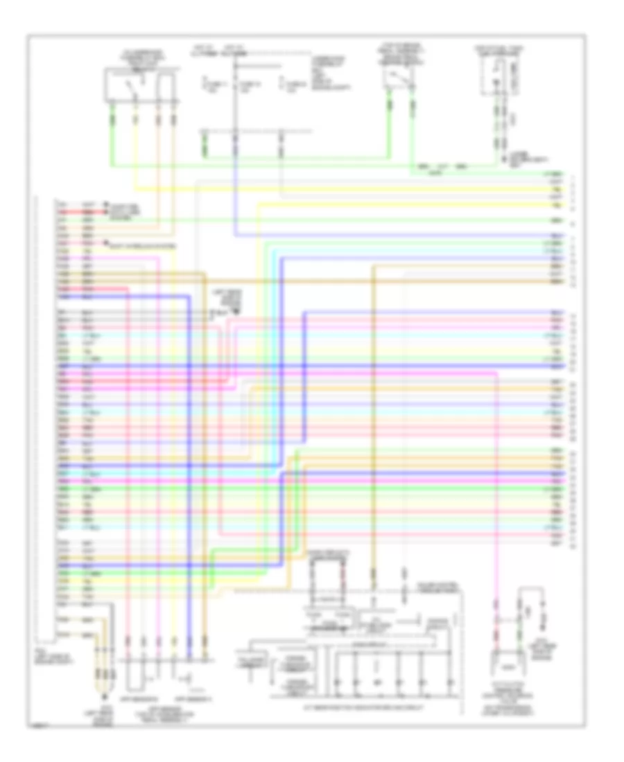 Transmission Wiring Diagram, Hybrid (1 of 3) for Honda Civic Hybrid-L 2014