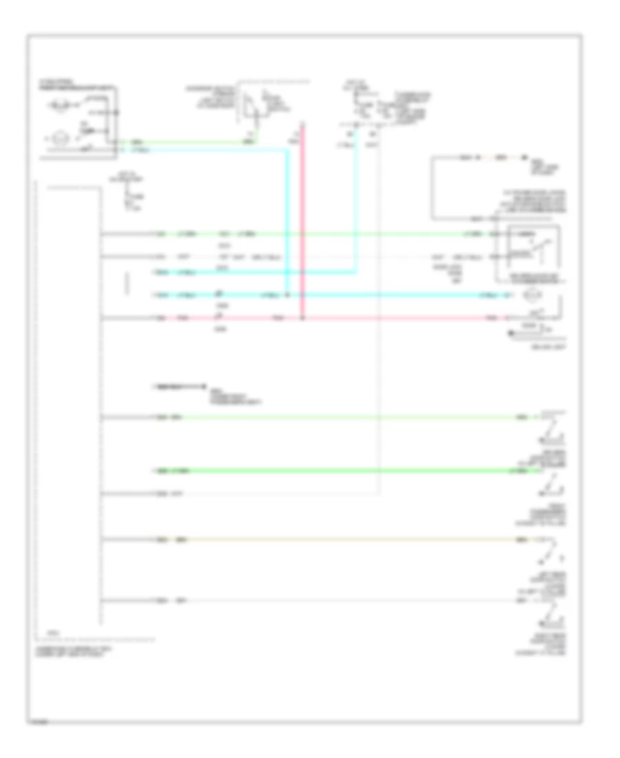 Entry Light Timer Wiring Diagram, Except Hybrid for Honda Civic Hybrid-L 2014