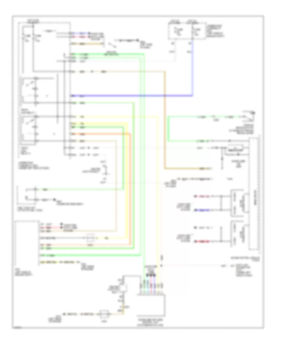 Immobilizer Wiring Diagram, Except Hybrid for Honda Civic Natural Gas-L 2014