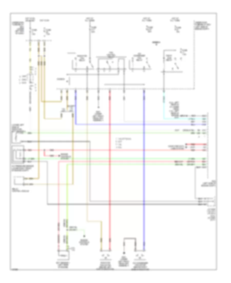 Cooling Fan Wiring Diagram Except Hybrid for Honda Civic Natural Gas L 2014