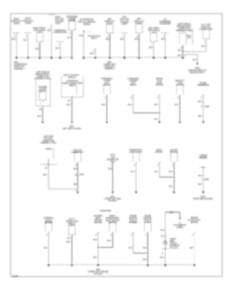 Ground Distribution Wiring Diagram, Hybrid (2 of 4) for Honda Civic Natural Gas-L 2014