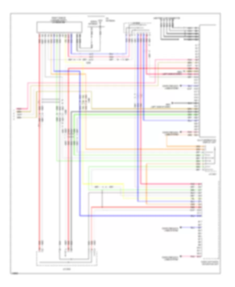 Premium Radio Wiring Diagram, without Navigation (3 of 3) for Honda Civic Natural Gas-L 2014