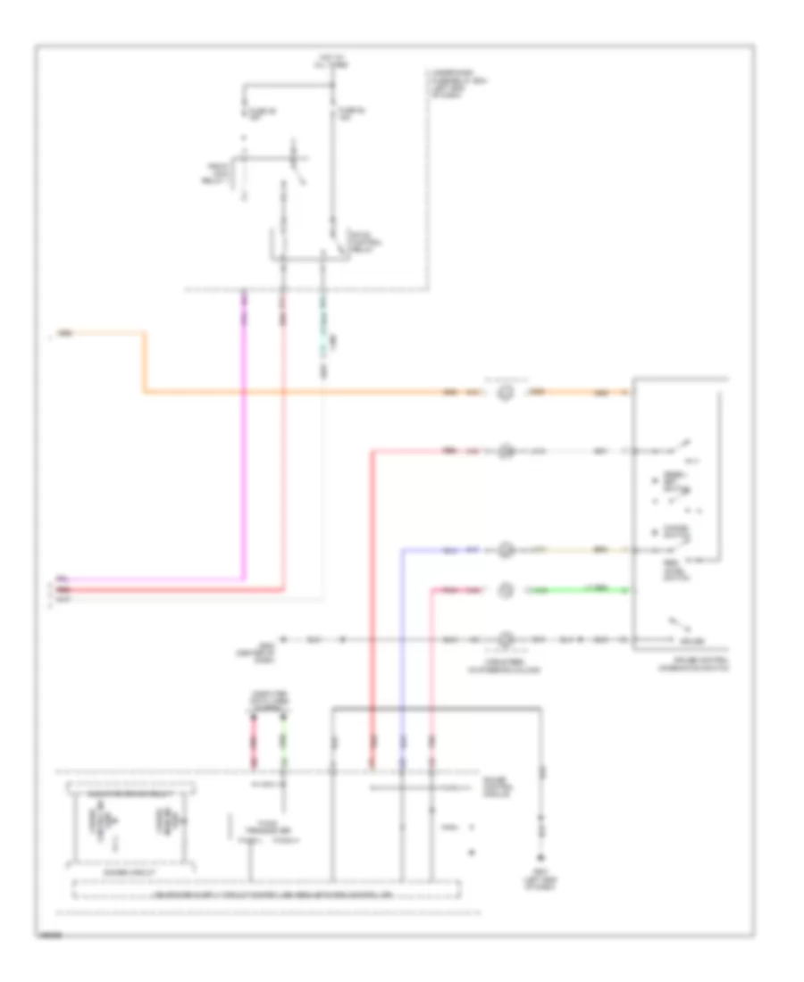 Cruise Control Wiring Diagram (2 of 2) for Honda CR-Z EX 2014