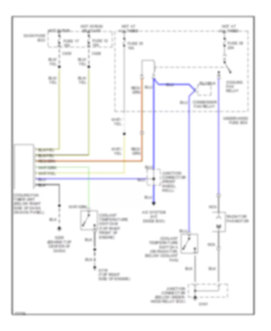 2 1L Cooling Fan Wiring Diagram with A C for Honda Prelude 2 0 S 1990