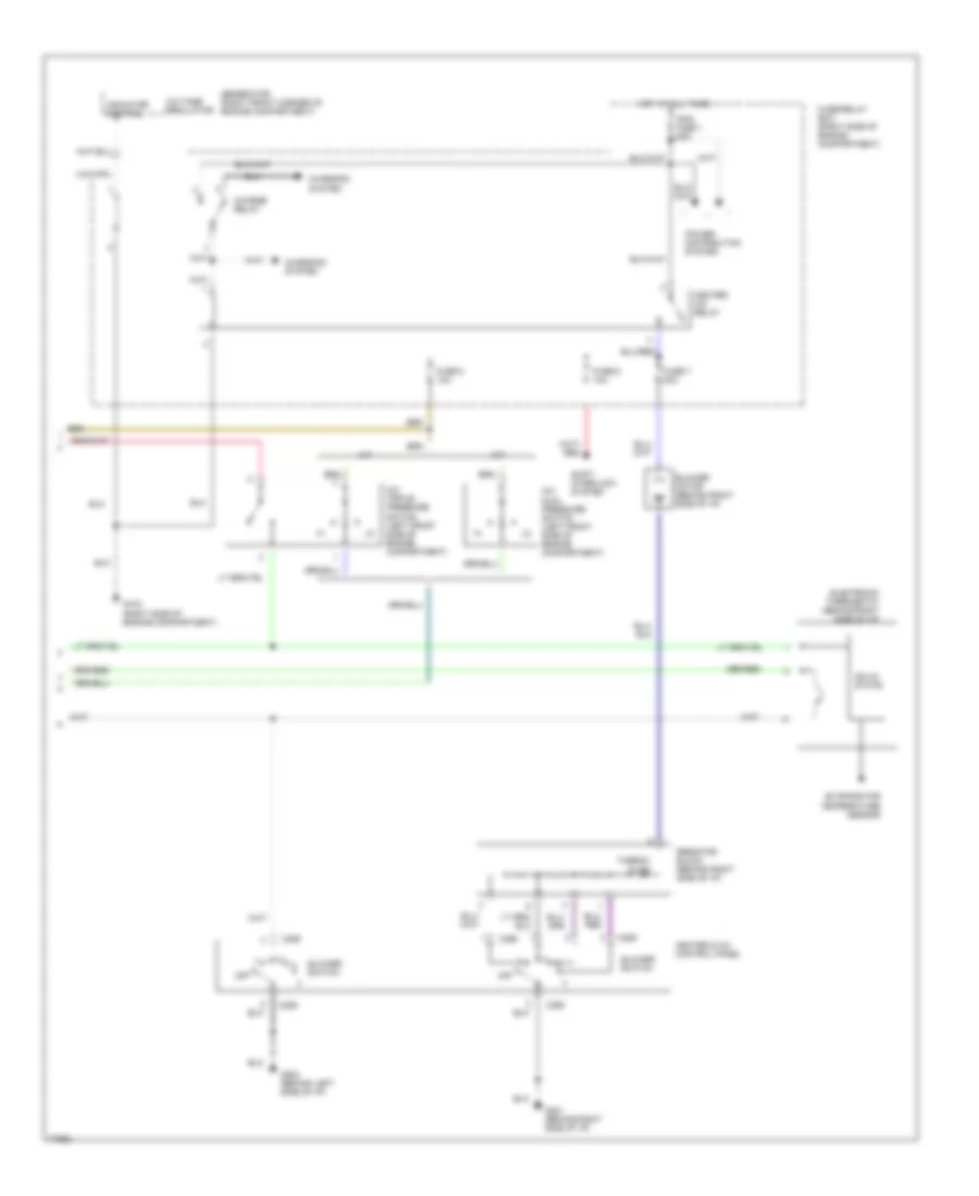 3 2L A C Wiring Diagram Early Production 2 of 2 for Honda Passport LX 1995