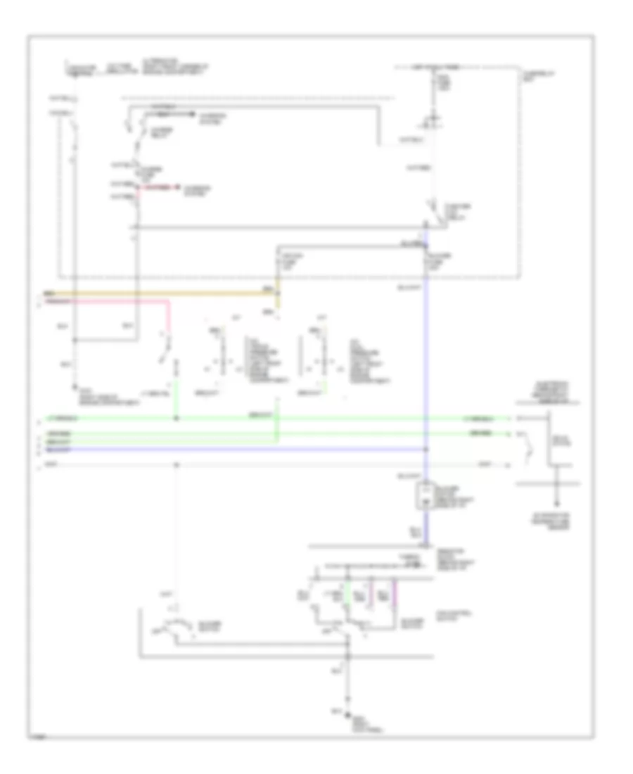 3 2L A C Wiring Diagram Late Production 2 of 2 for Honda Passport LX 1995