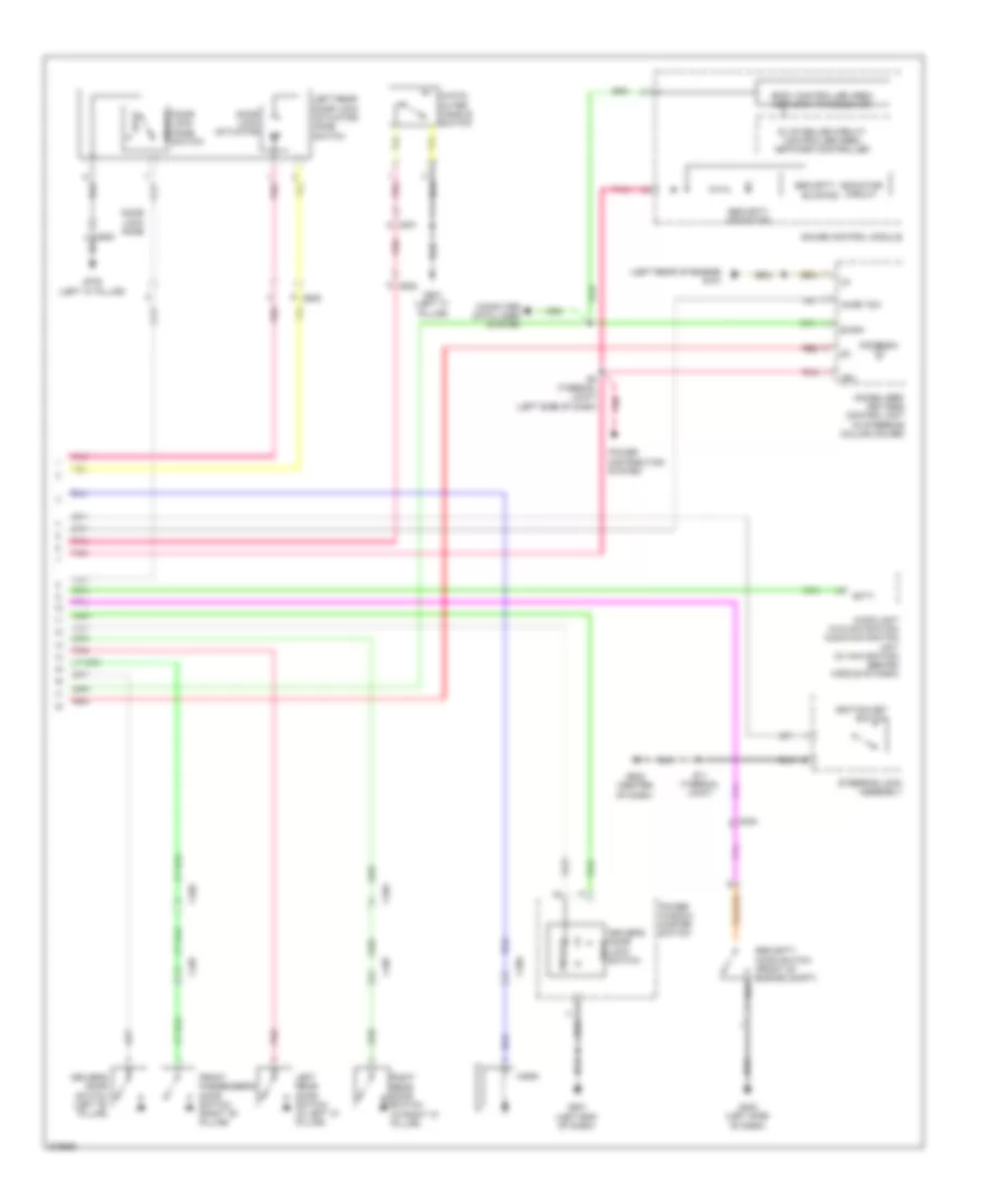 Forced Entry Wiring Diagram (2 of 2) for Honda Insight EX 2014