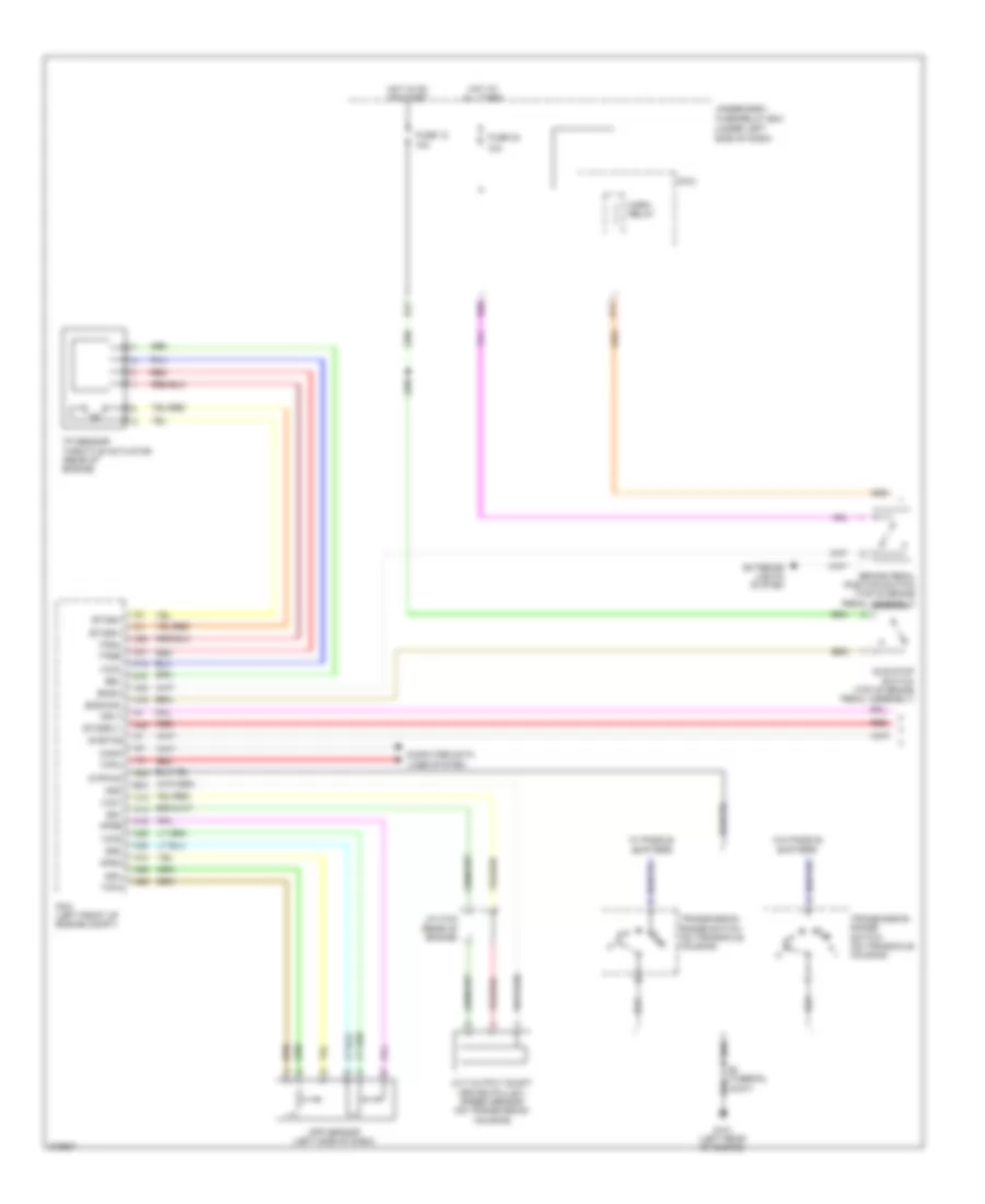 Cruise Control Wiring Diagram 1 of 2 for Honda Insight EX 2014
