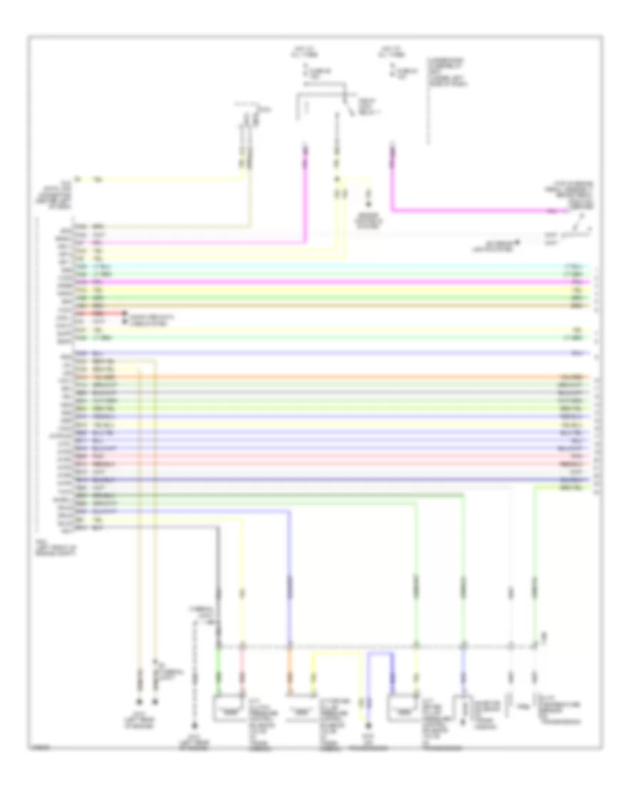 Transmission Wiring Diagram 1 of 2 for Honda Insight EX 2014