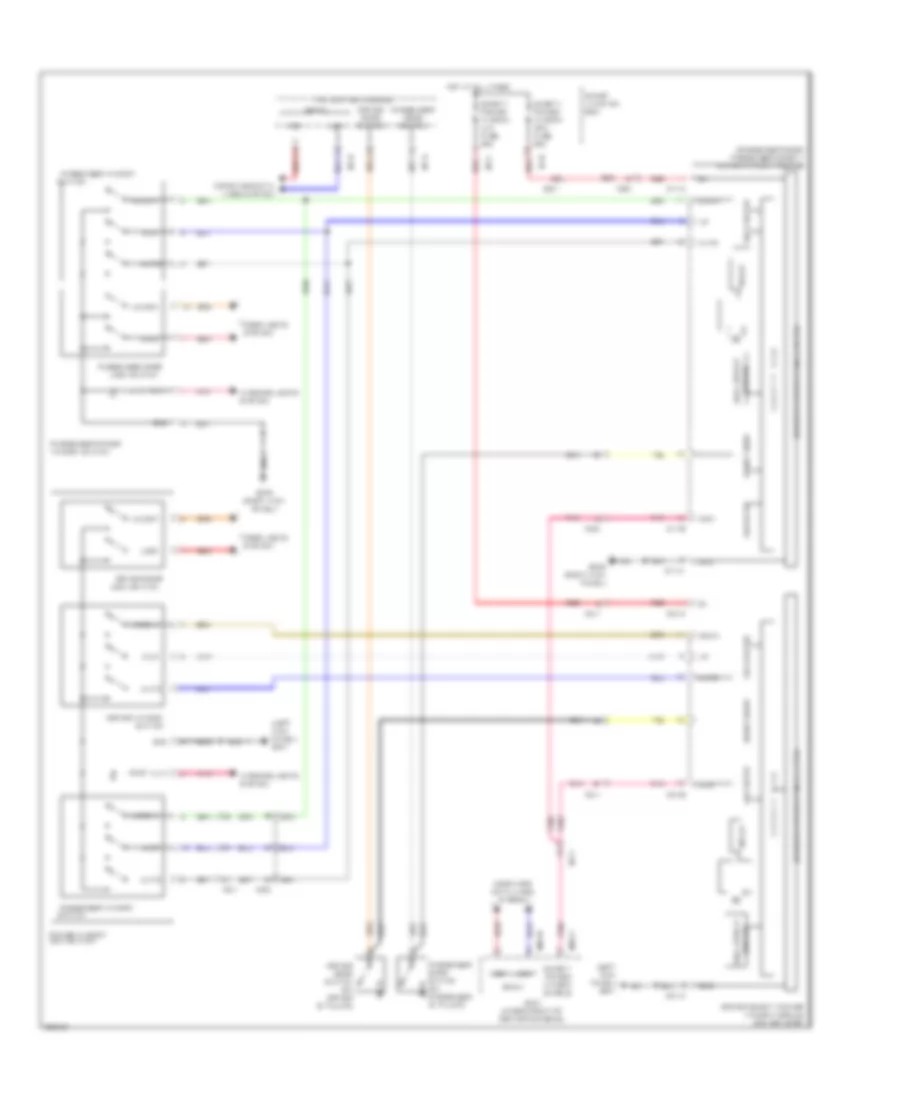 Power Windows Wiring Diagram for Hyundai Genesis Coupe 3 8 Track 2013
