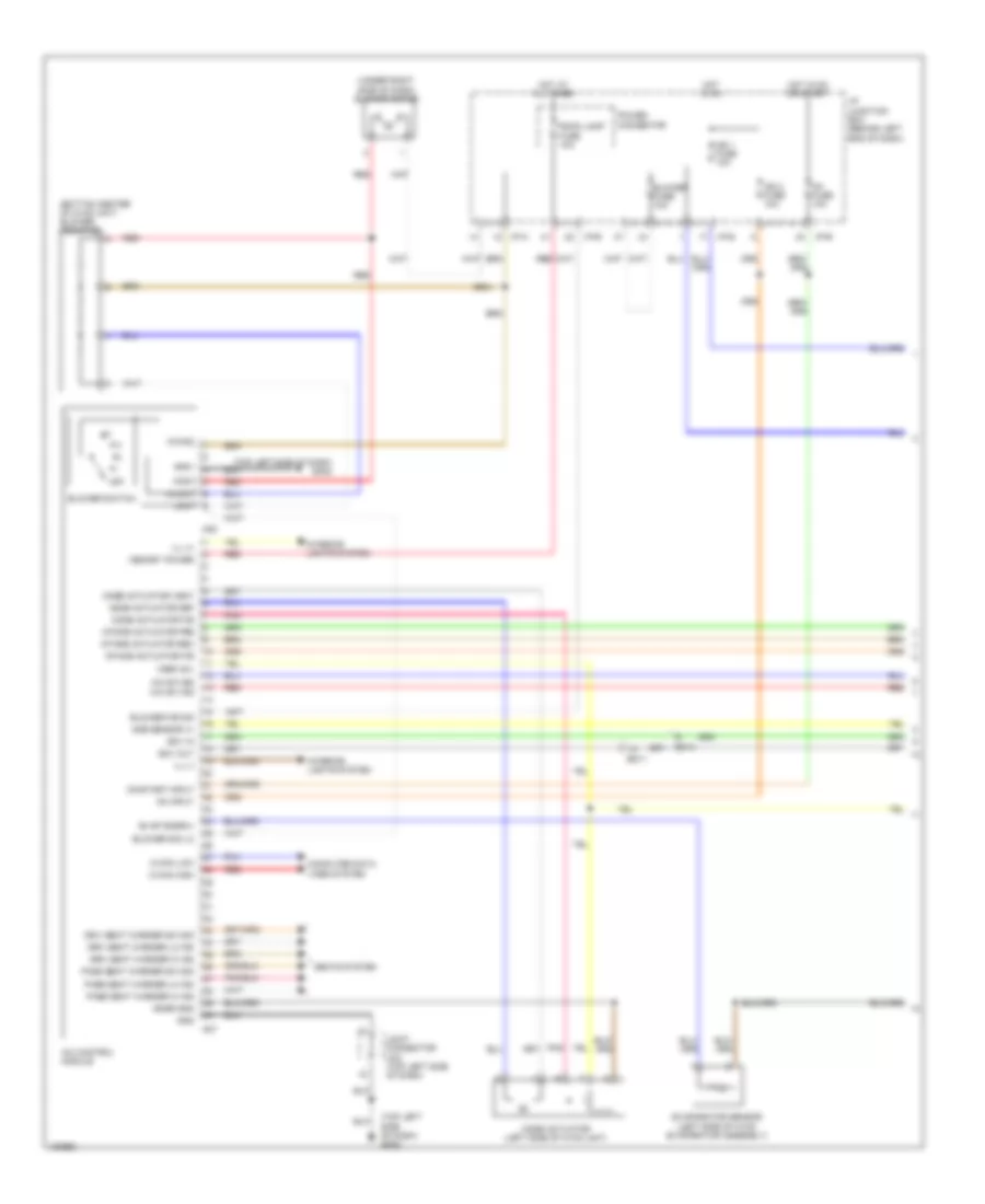 Manual A C Wiring Diagram 1 of 3 for Hyundai Accent SE 2014