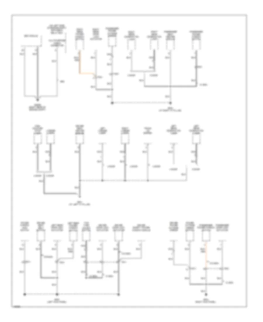 Ground Distribution Wiring Diagram 2 of 4 for Hyundai Accent SE 2014