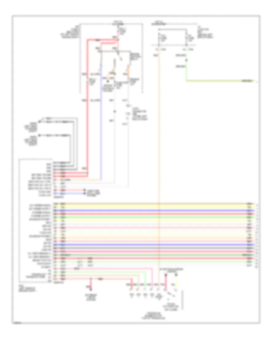 Transmission Wiring Diagram 1 of 2 for Hyundai Accent SE 2014
