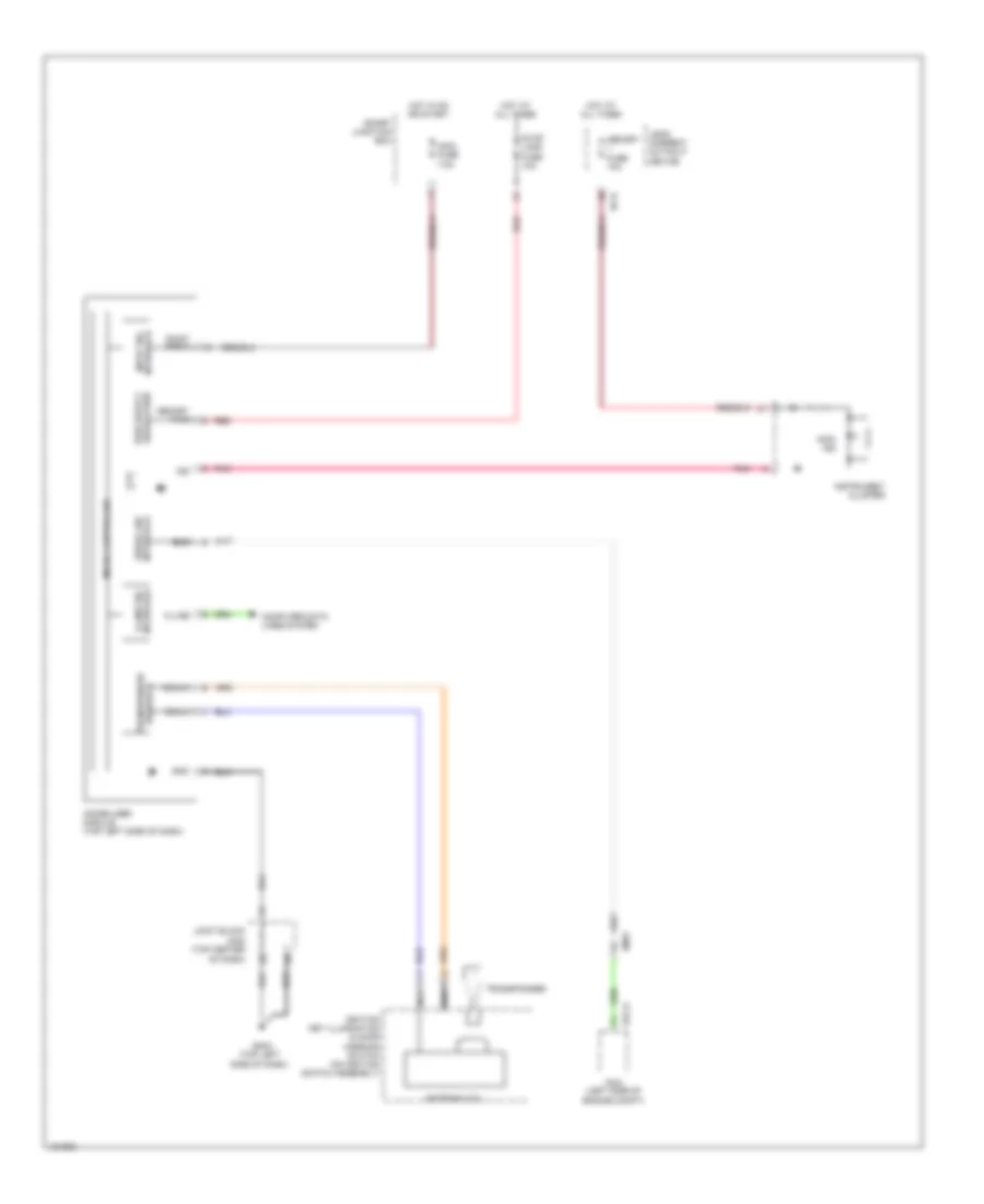 Immobilizer Wiring Diagram without Smart Key System for Hyundai Azera 2014