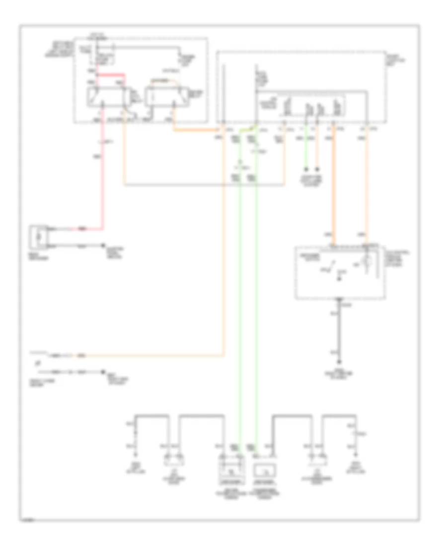 Defoggers Wiring Diagram without Auto Defogger for Hyundai Azera 2014