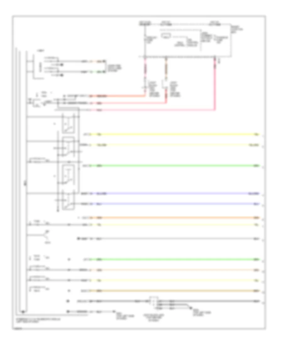 Memory Power Tilt  Power Telescopic Wiring Diagram 1 of 2 for Hyundai Azera 2014