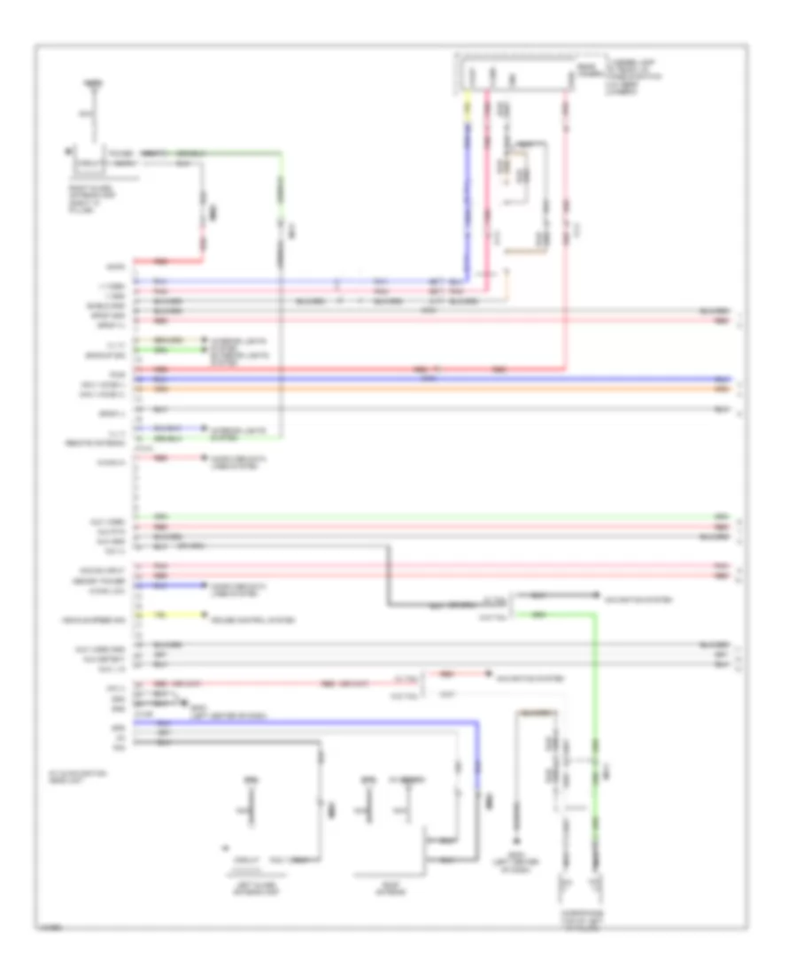 Navigation Wiring Diagram 1 of 4 for Hyundai Azera 2014