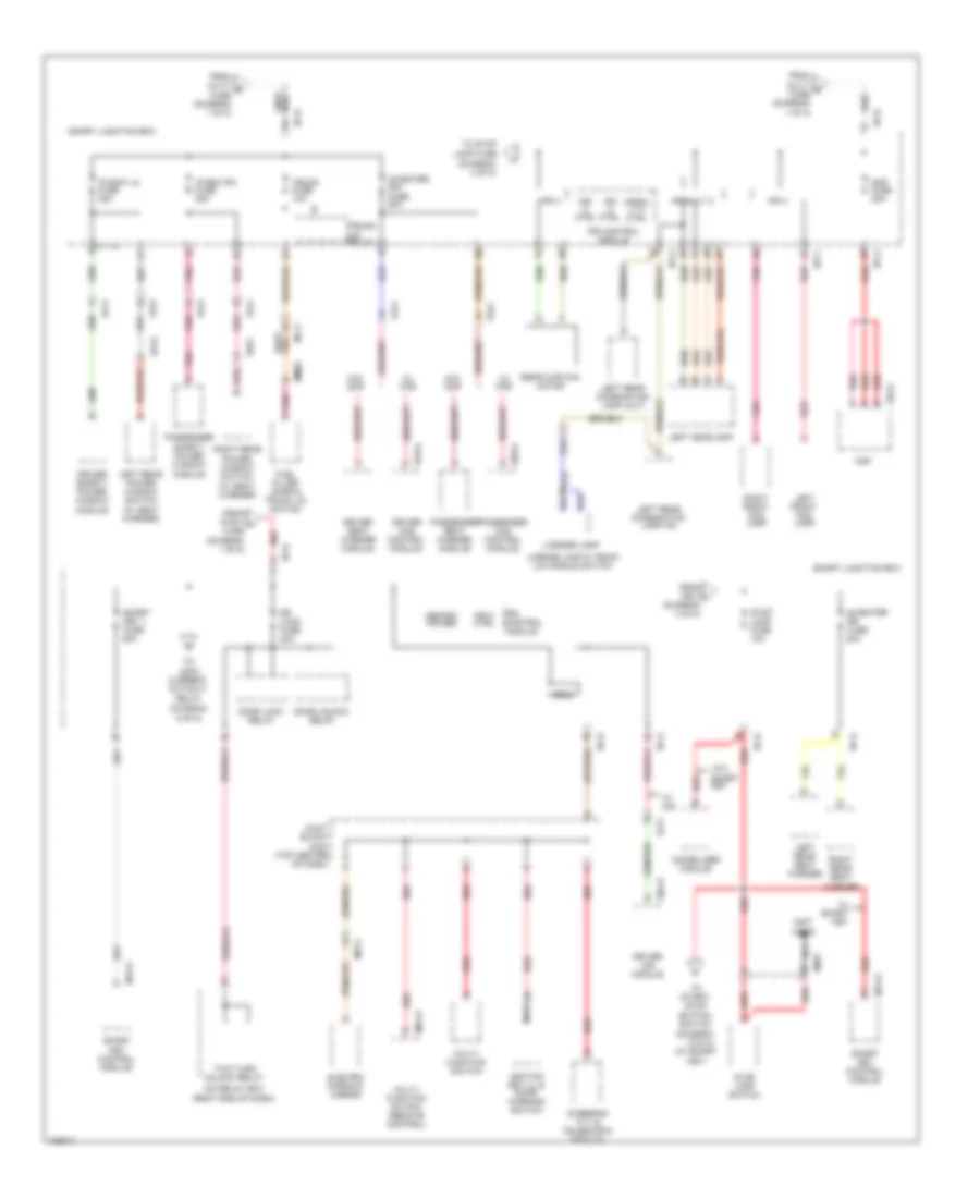 Power Distribution Wiring Diagram 4 of 8 for Hyundai Azera 2014