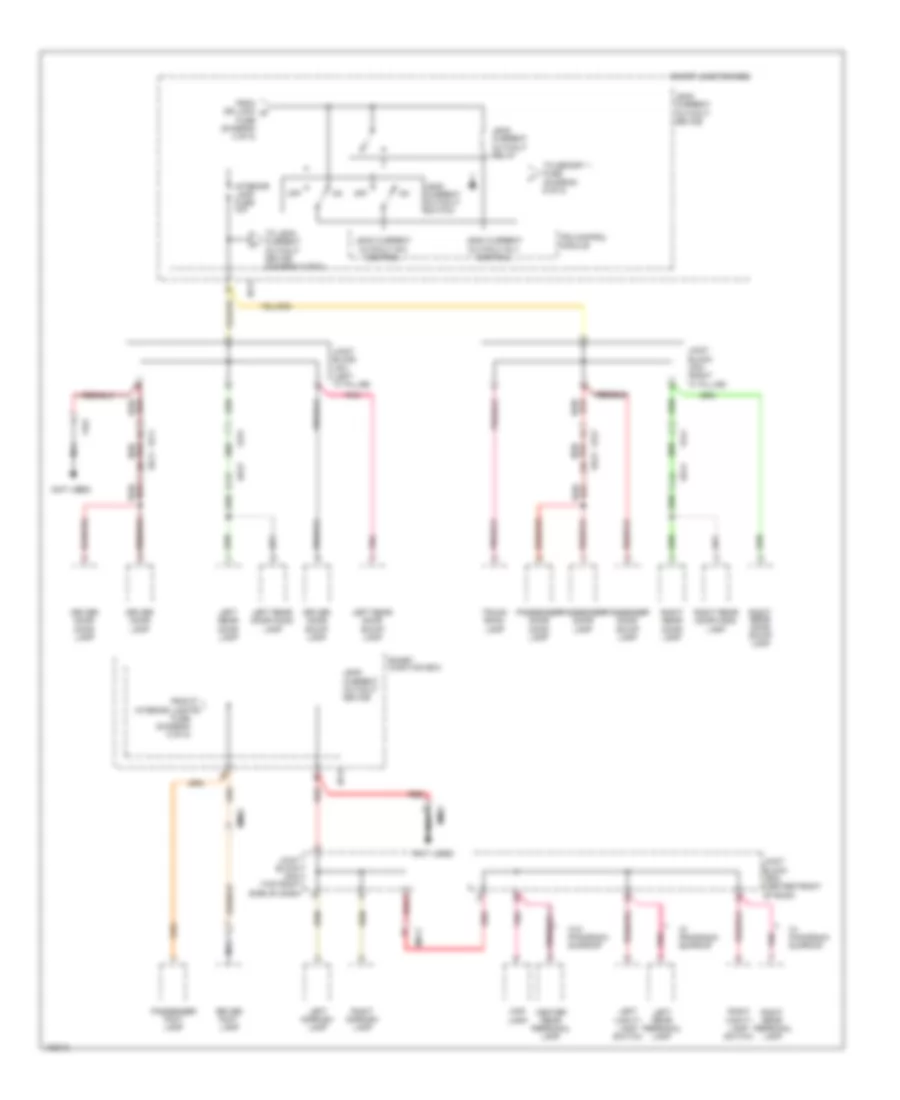 Power Distribution Wiring Diagram 5 of 8 for Hyundai Azera 2014