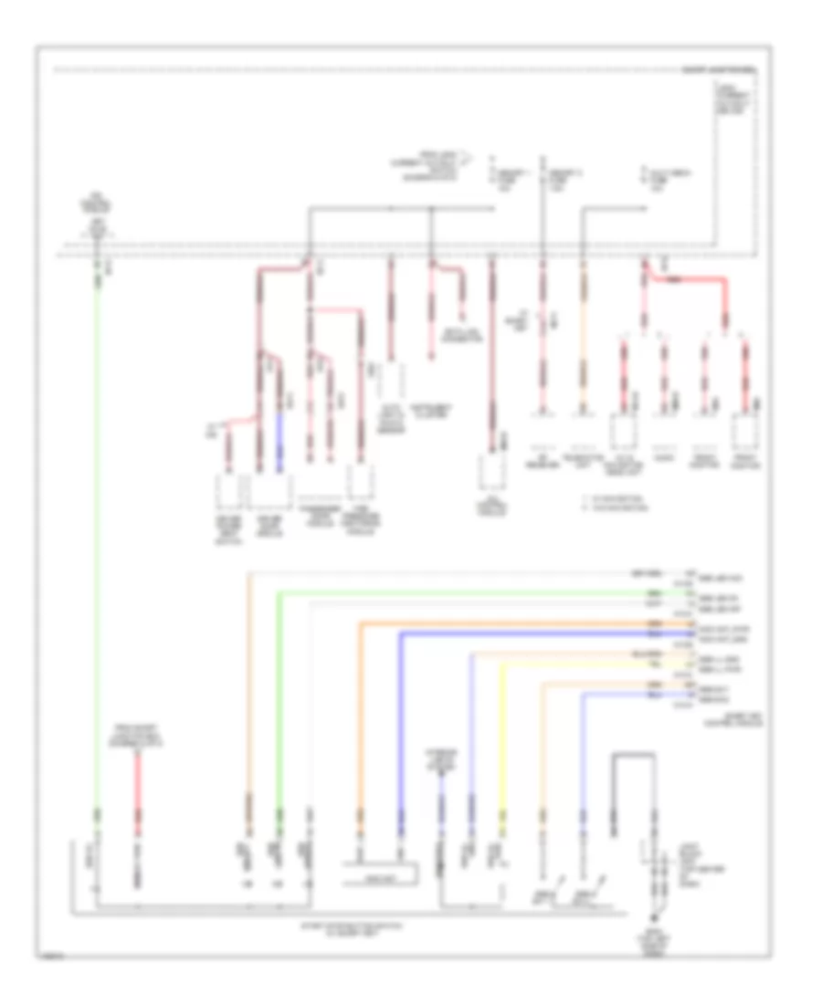 Power Distribution Wiring Diagram 6 of 8 for Hyundai Azera 2014