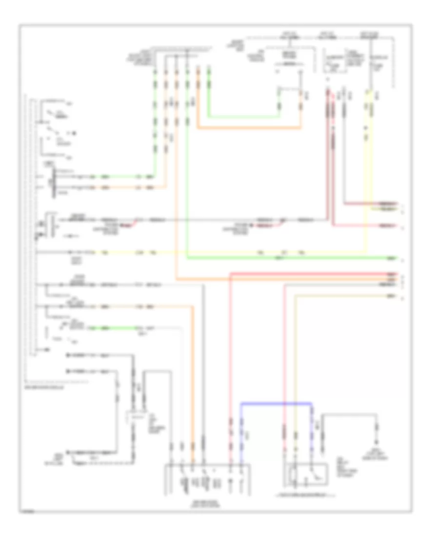 Power Door Locks Wiring Diagram 1 of 3 for Hyundai Azera 2014