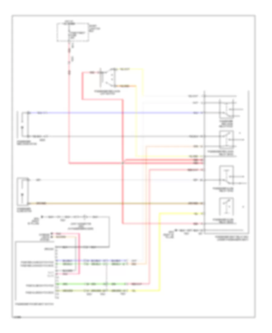 Passenger Power Seat Wiring Diagram 4 Way for Hyundai Azera 2014