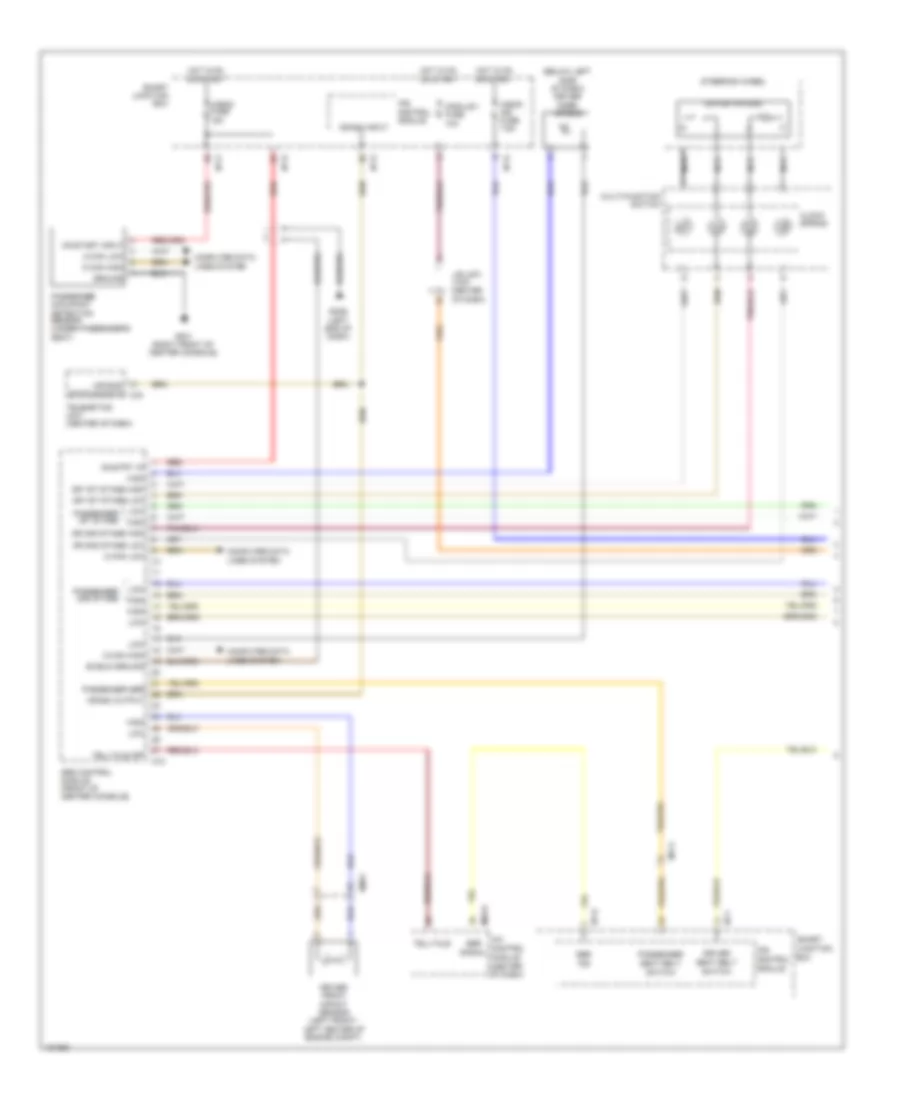 Supplemental Restraints Wiring Diagram 1 of 3 for Hyundai Azera 2014