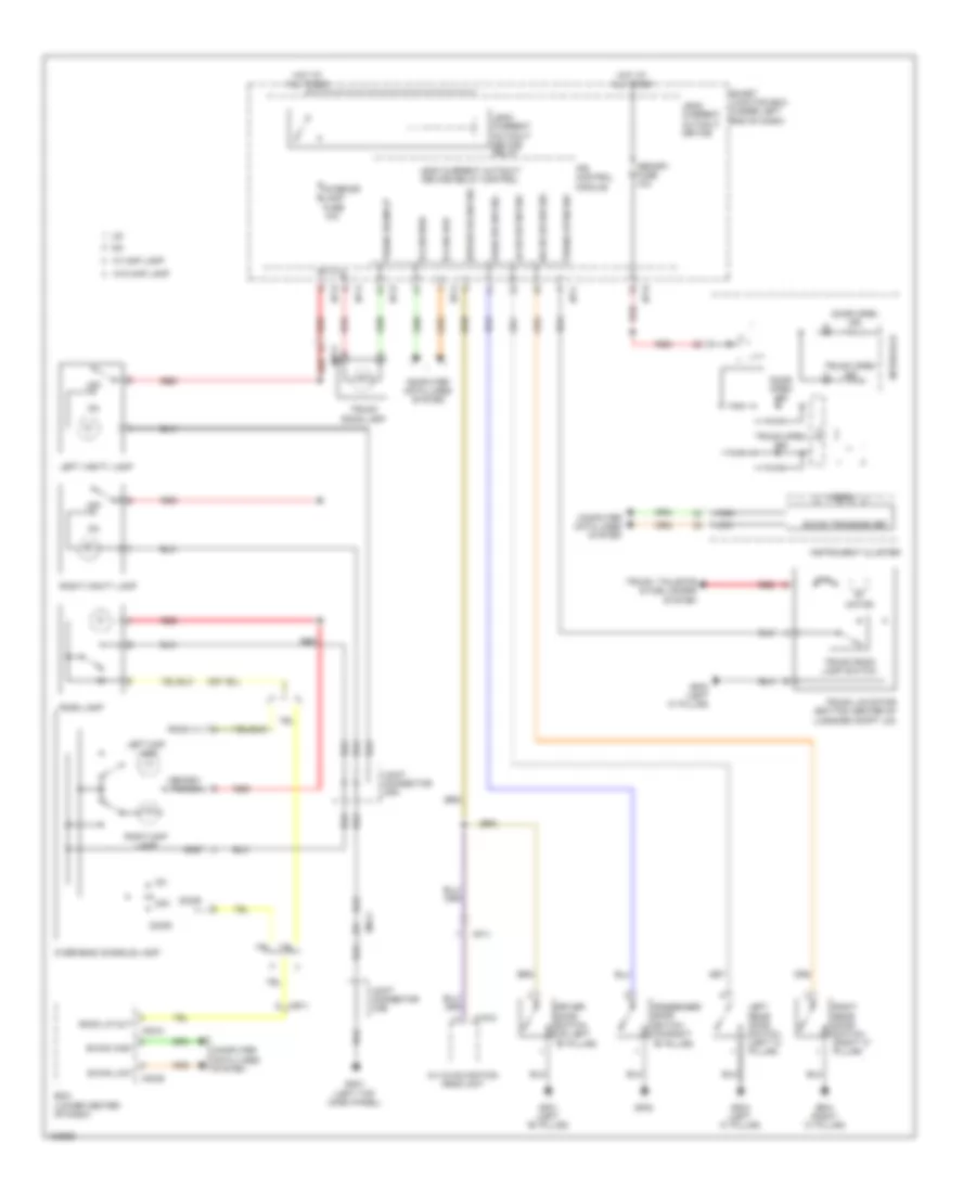 Courtesy Lamps Wiring Diagram for Hyundai Elantra SE 2014