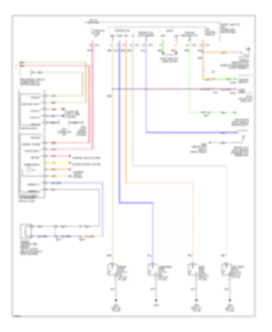 Instrument Cluster Wiring Diagram UD 3 of 3 for Hyundai Elantra Sport 2014