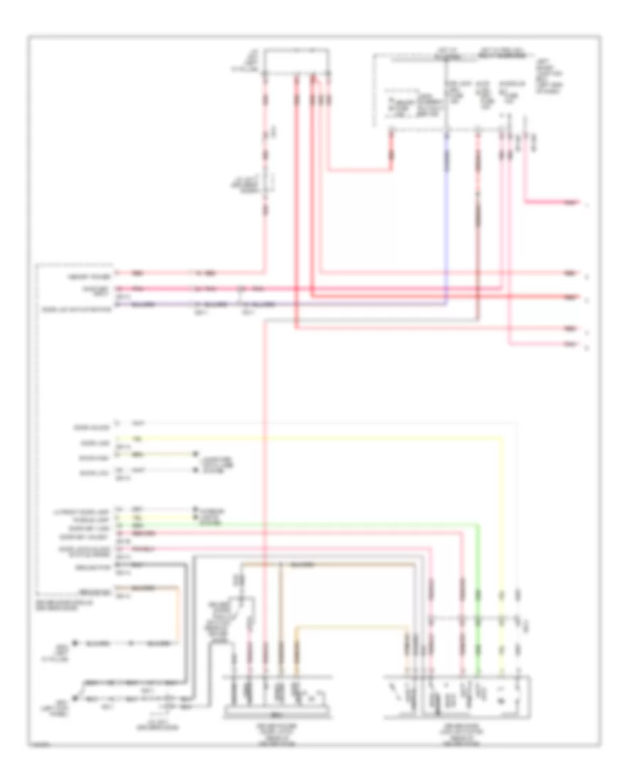 Forced Entry Wiring Diagram 1 of 4 for Hyundai Equus Signature 2014