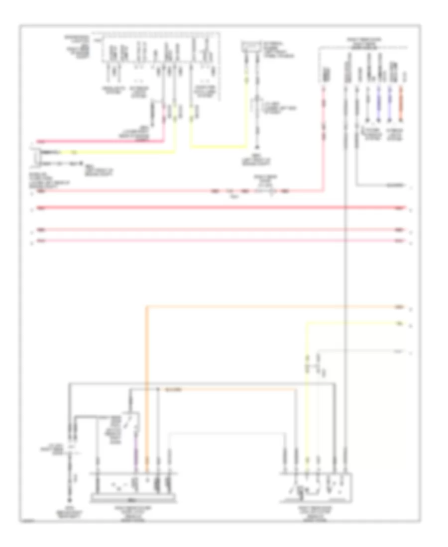 Forced Entry Wiring Diagram 2 of 4 for Hyundai Equus Signature 2014
