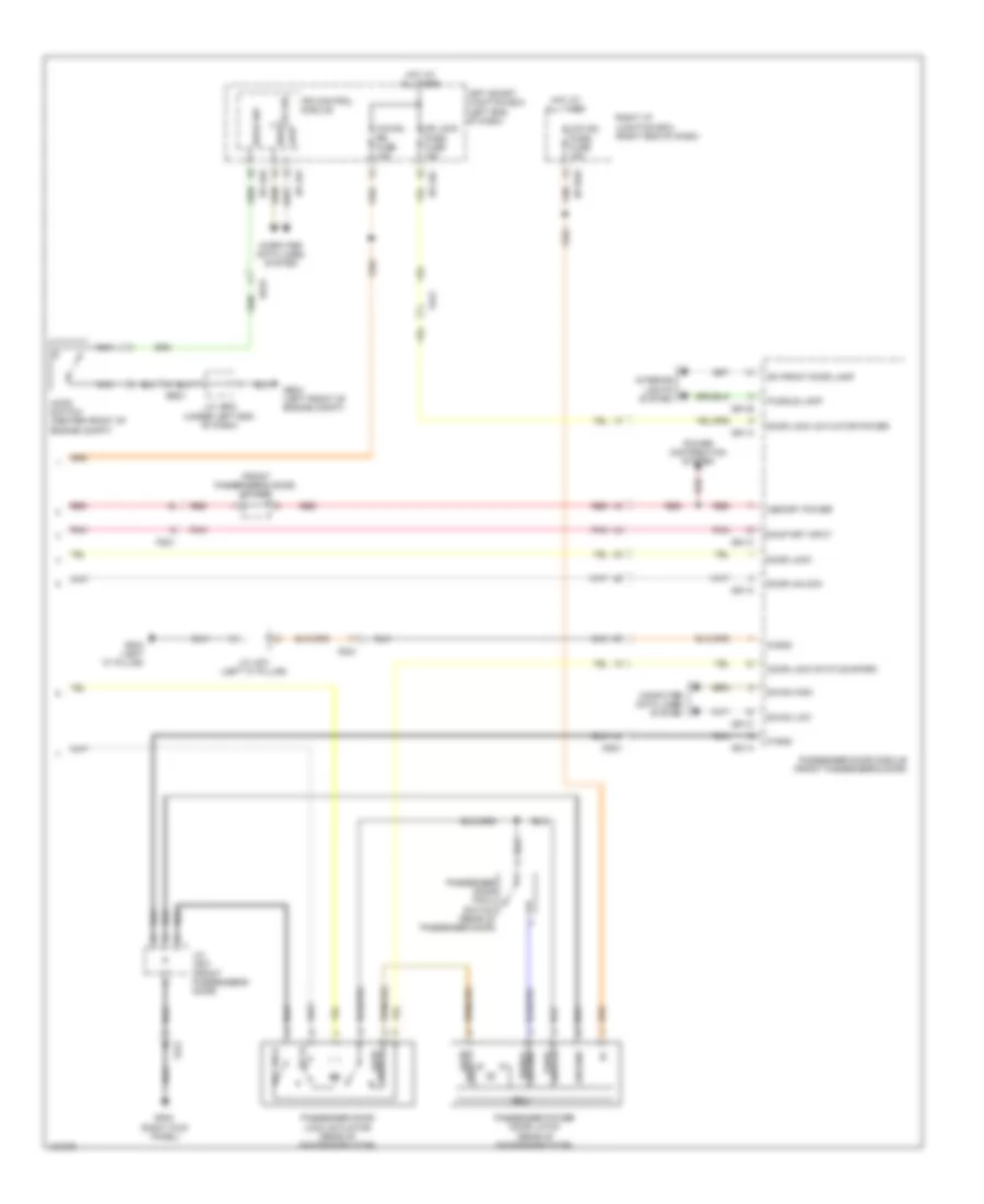 Forced Entry Wiring Diagram 4 of 4 for Hyundai Equus Signature 2014