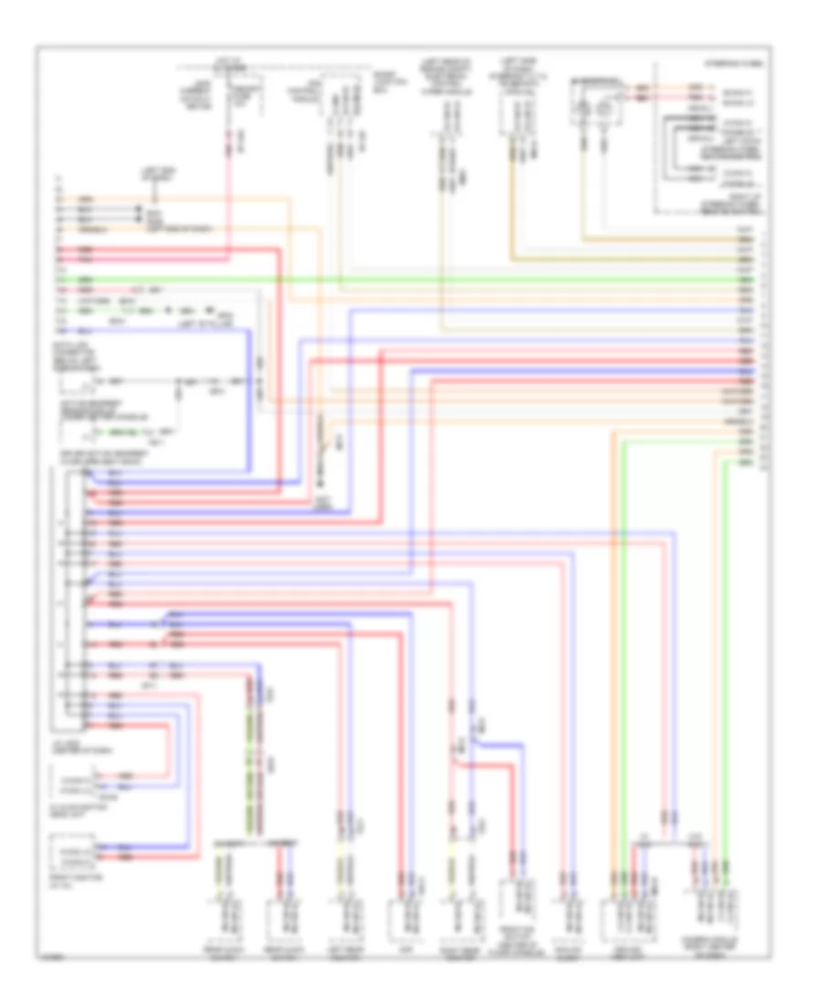Computer Data Lines Wiring Diagram 1 of 4 for Hyundai Equus Signature 2014