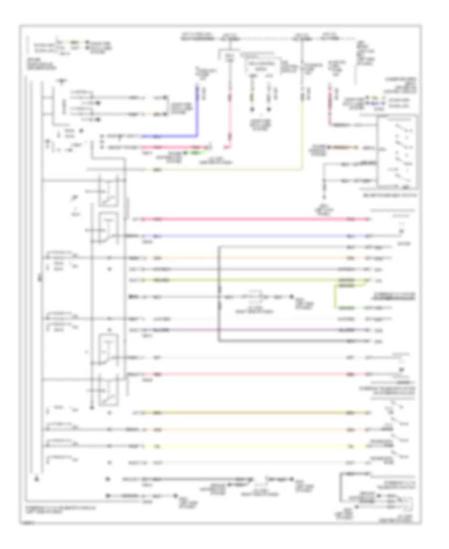 Memory Power Tilt  Power Telescopic Wiring Diagram for Hyundai Equus Signature 2014