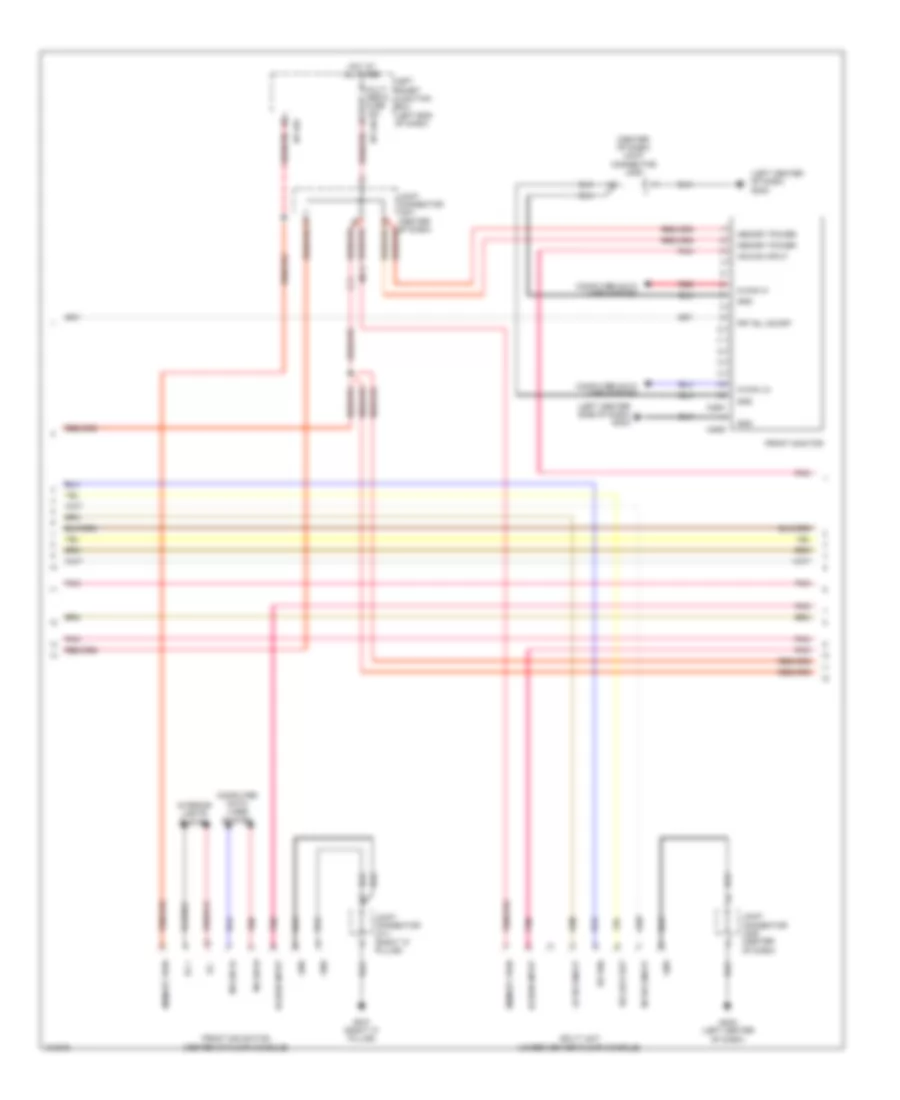 Navigation Wiring Diagram 3 of 6 for Hyundai Equus Signature 2014