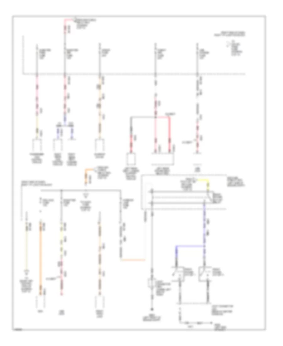 Power Distribution Wiring Diagram 7 of 13 for Hyundai Equus Signature 2014