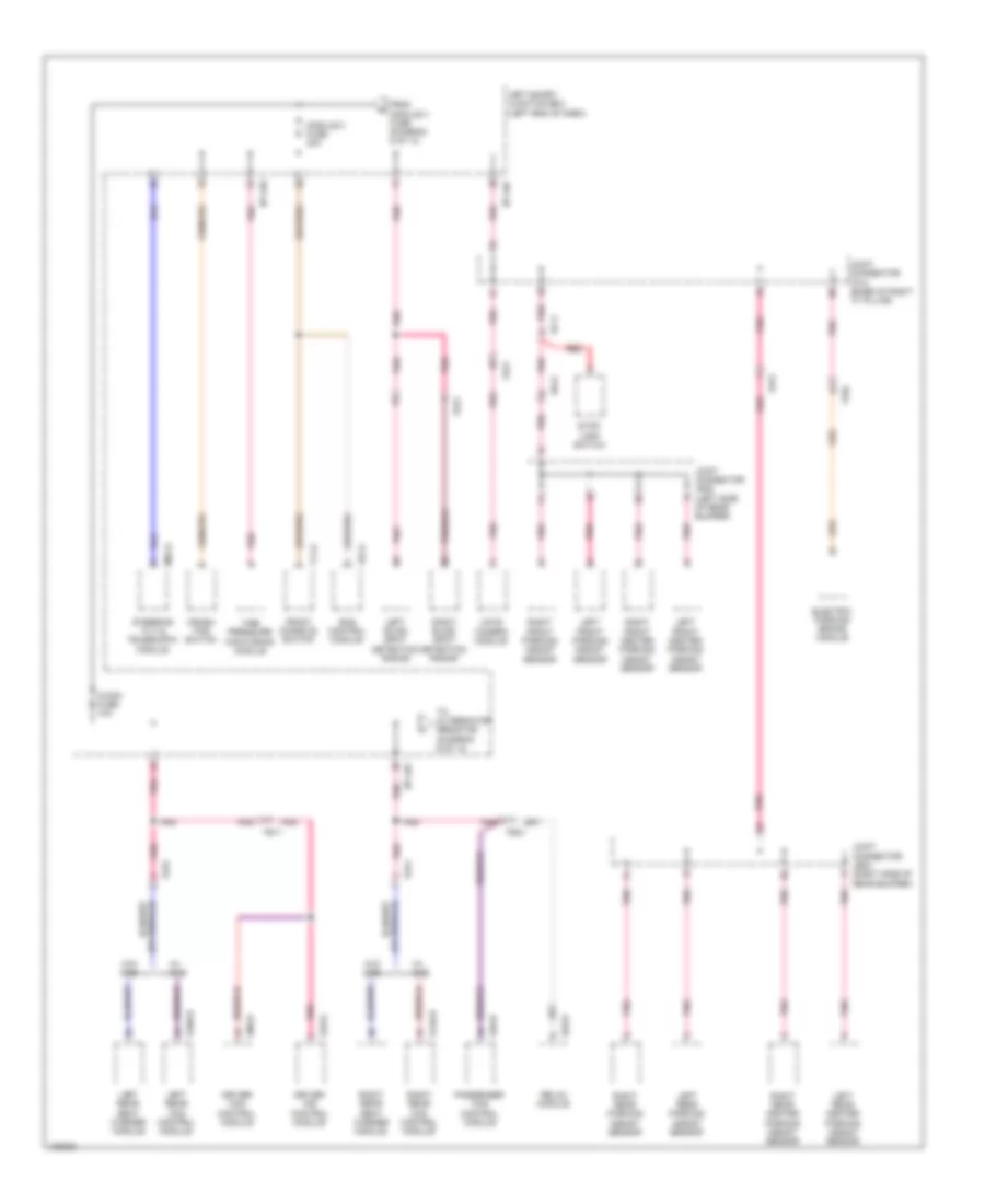 Power Distribution Wiring Diagram 10 of 13 for Hyundai Equus Signature 2014