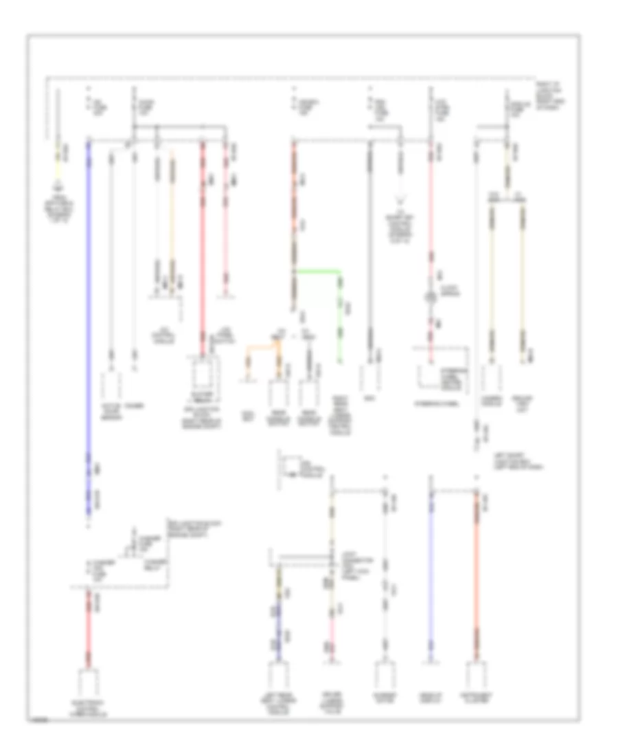 Power Distribution Wiring Diagram 11 of 13 for Hyundai Equus Signature 2014