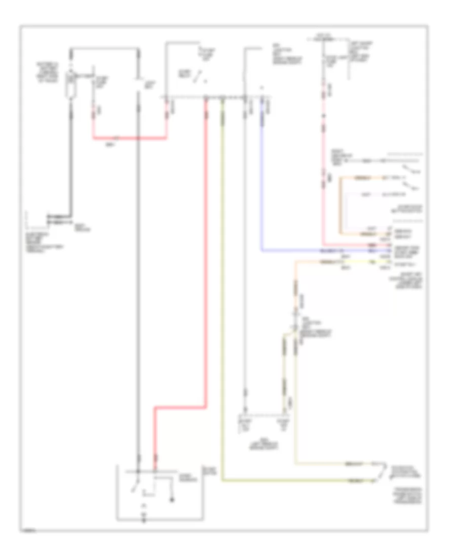 Starting Wiring Diagram for Hyundai Equus Ultimate 2014