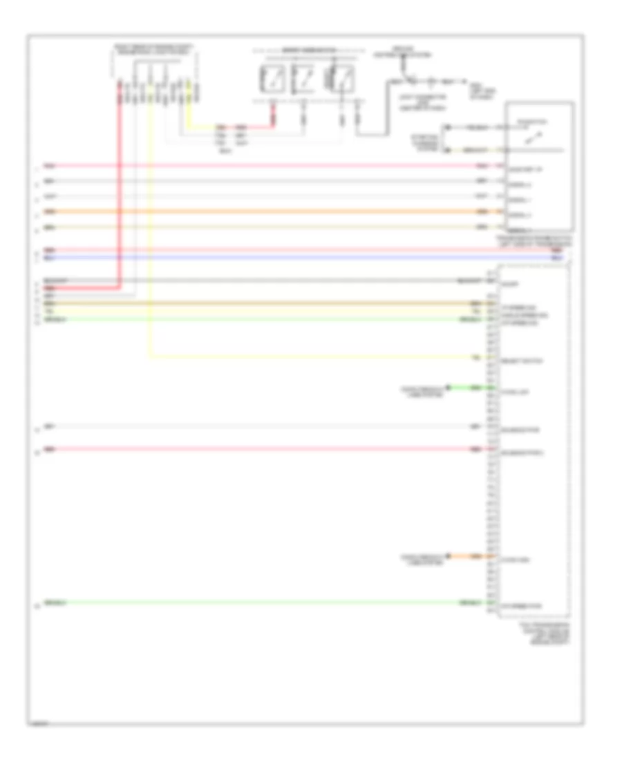 Transmission Wiring Diagram 2 of 3 for Hyundai Equus Ultimate 2014