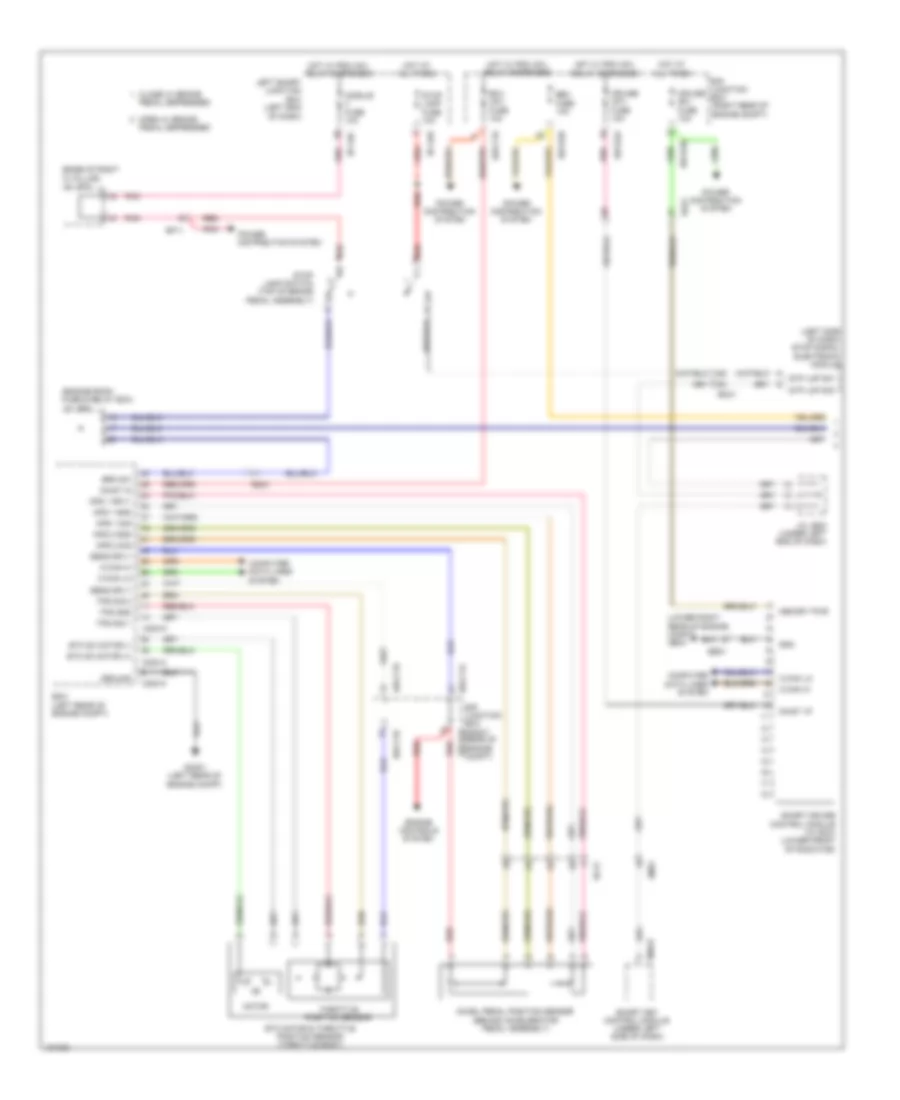 Cruise Control Wiring Diagram 1 of 2 for Hyundai Equus Ultimate 2014