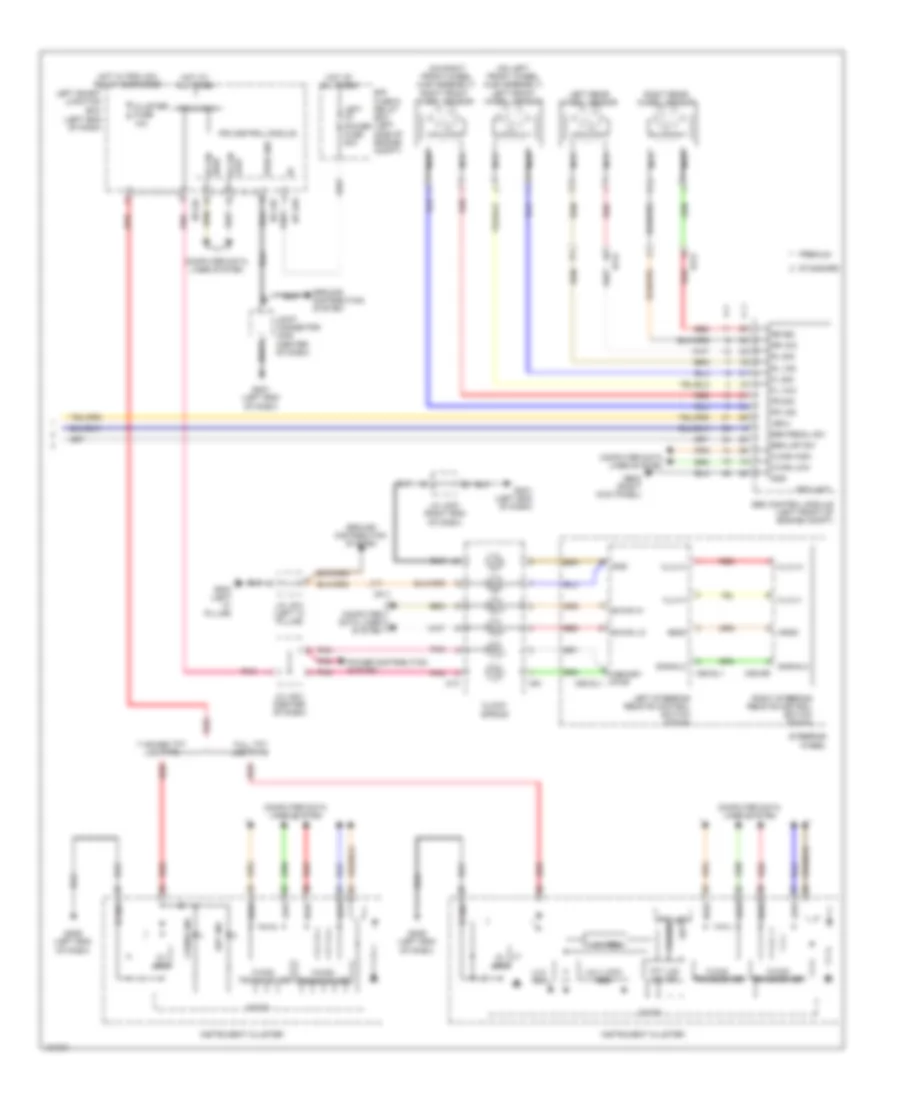 Cruise Control Wiring Diagram 2 of 2 for Hyundai Equus Ultimate 2014