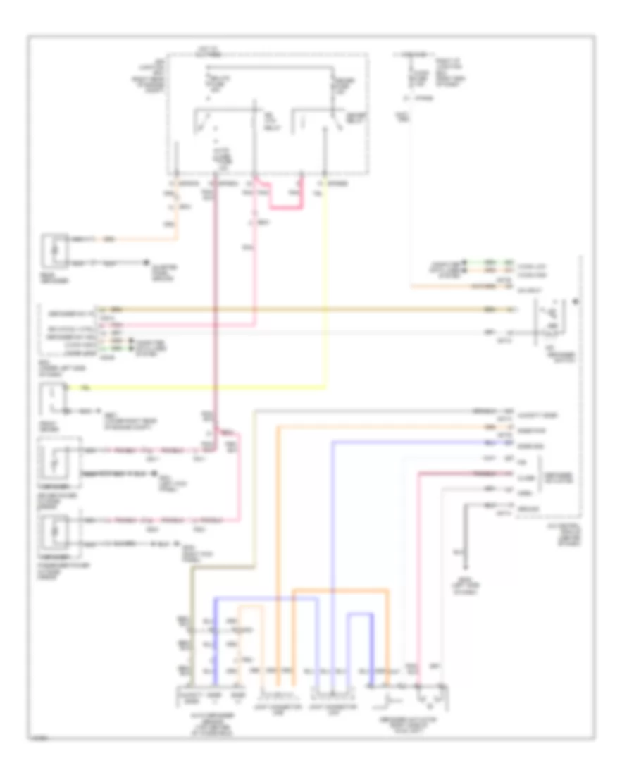 Defoggers Wiring Diagram for Hyundai Equus Ultimate 2014